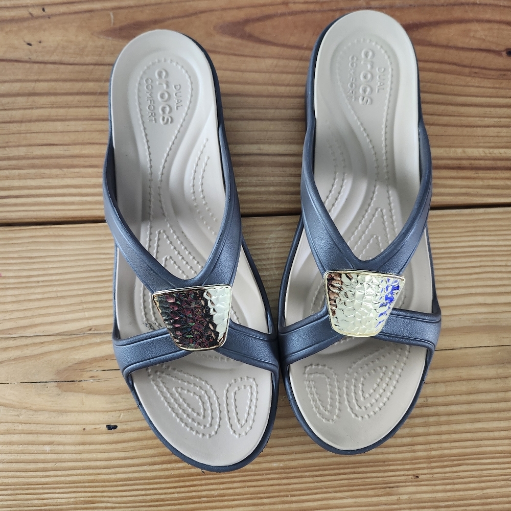 Crocs Dual Comfort Sandals Women's 9
